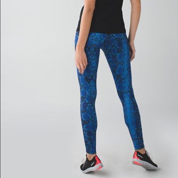lululemon athletica Pants - Lululemon speed tight blue luxtreme 8